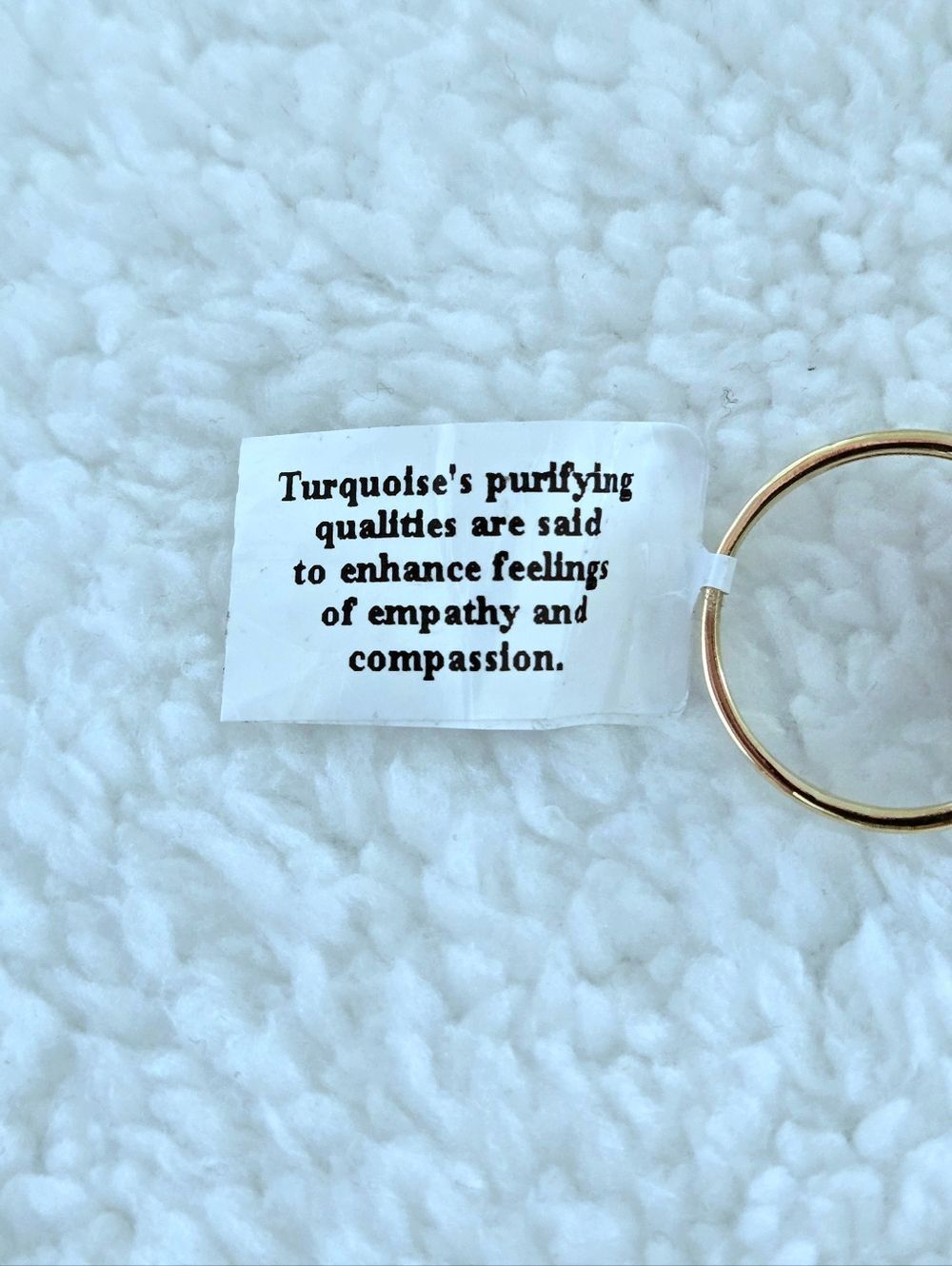 Shivam Misshapened Copper Turquoise Ring💍 - NWT - Picture 10 of 16